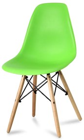 Dizajnová stolička ENZO X zelená