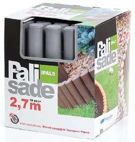 PROSPERPLAST Palisáda záhradná šedá 270cm