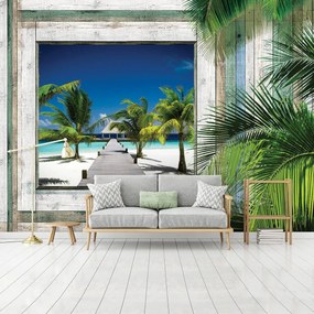 Fototapeta - Pláž, more, piesok (152,5x104 cm)