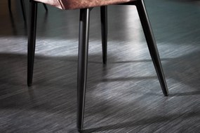 Stolička Milano brown velvet