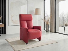 XXXLutz RELAXAČNÉ KRESLO, koža, červená Sit & More - Online Only obývacie izby - 00014403249R