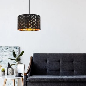 Luster na lane ULLE 1xE27/15W/230V čierny