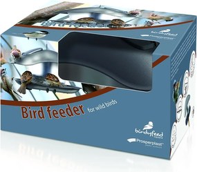 Kŕmidlo pre vtáčikov BirdieFood 24,8 cm antracit