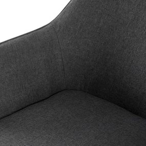 Jedálenská stolička látka Vessa - tmavošedá