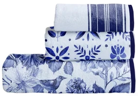 Súprava 3 uterákov Really Nice Things Toalla Blue Birds
