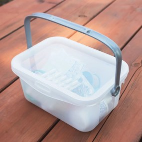 Viacúčelový úložný box s vekom, box na prášok 3l, CURVER - MULTIBOXX