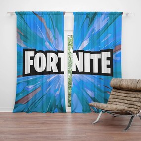 Sablio Záves FORTNITE modrá: 2 ks 140x250cm