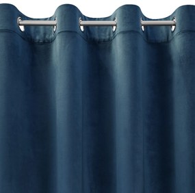 ZATEMŇOVACÍ ZÁVES NA KRÚŽKOCH DARLA SADA 2KS 140X250 CM TMAVOMODRÁ