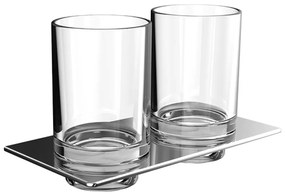 Emco Art - Dva poháre s držiakom, chróm 162500100