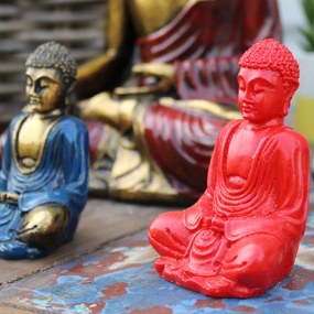 Matný Mini Buddha (Rôzne Farby) Farba: Šedý