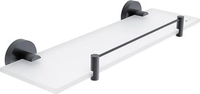 Nimco Polica s ohrádkou, 40 cm UNIX ČIERNA - UNC 13091BX-40-90