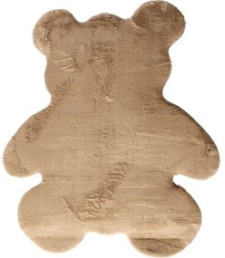 Koberček Teddy Light Brown, 85 x 100 cm
