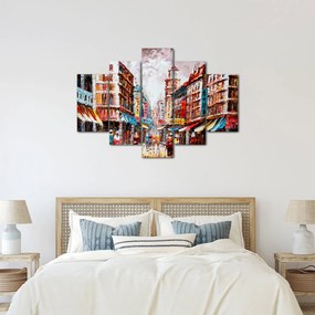 Obrázok - Hong Kong, olejomaľba (150x105 cm)