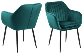 Jedálenská stolička s lakťovou opierkou Emilia 119 Farba: Zelená