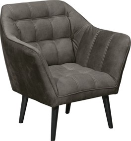 XXXLutz KOKTAILOVÉ KRESLO, textil, kompozitné drevo, antracitová MID.YOU - Kreslá - 002220053005