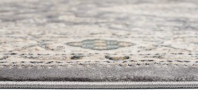 Koberec Dubai CHU 6956A – sivý obdĺžnikový koberec z polypropylénu Rozmer: 80x150 cm