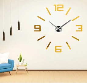 Moderné nalepovacie hodiny na stenu z plexiskla – tichý chod  I SENTOP X0037