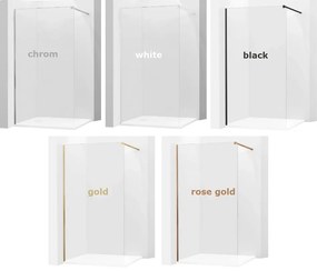 Variabilná sprchová zástena MAXMAX KIOTO 60x200 cm, 8 mm - číre sklo