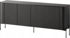 Komoda Vera 190 cm čierna