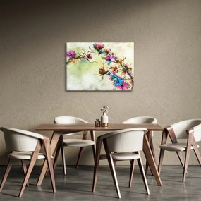 Obraz - Maľba kvetu (70x50 cm)