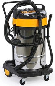 Priemyselný vysávač TOLSEN 79610, suché/mokré sanie, 3000 W, 80 l