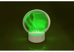 OUT OF THE BLUE KG LED pohyblivý obraz z piesku - Zelená