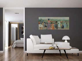 Obraz - Jean-Louis Forain, The Races at Longchamp, reprodukcia (120x50 cm)