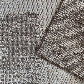 DY ZARA 10 hnedý obojstranný koberec z lana Rozmer: 80x150 cm