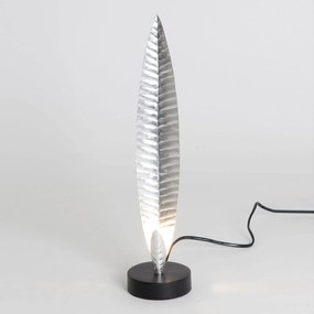 Stolná lampa Penna striebro výška 38 cm