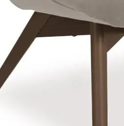 Kreslo Grande s podnožkou, orange  Power17/ orech