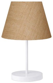 Stolná lampa AYD 1xE27/40W/230V hnedá/biela