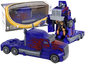 Lean Toys Transformer kamión 2v1 - modrý