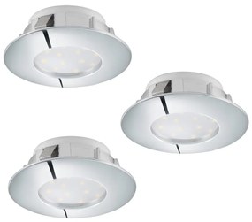 Eglo 95808 - SADA 3x LED podhľadové svietidlo PINEDA 1xLED/6W/230V