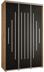 Skriňa 45 Canaris 12 180 artisan/čierna/silver