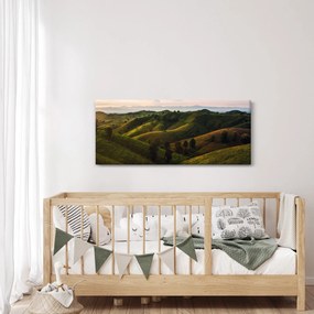 Obraz - Výhľad na thajské kopčeky (120x50 cm)