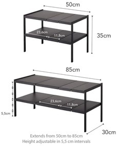 Kovová prídavná polička Tower – YAMAZAKI