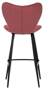 Autronic BONTEC Barová stolička, červená, látka, AUB-1068 RED2 Farba: Červená