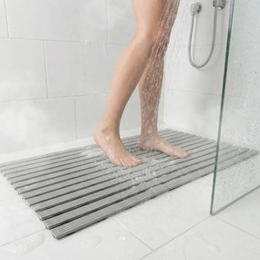 Kúpeľňová predložka sivá 1