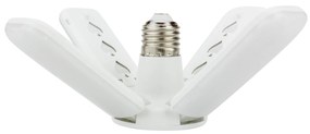 Vergionic 7204 Štvorramenná skladacia LED žiarovka 28 W, E27, 6500K, studená biela