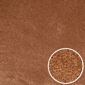 Condor Carpets, Metrážny koberec Prestige 496, na mieru, šíře 4m, oranžová, ab (mriežka), detská izba