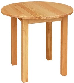 Okrúhly stôl - ST07: Borovica 60cm