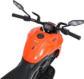 Elektrická motorka Ducati Diavel x Bentley oranžová