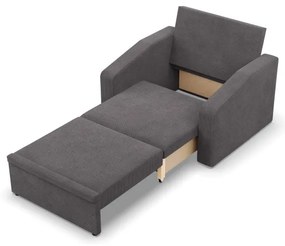 Kreslo ORBIT Poso rozkladacie, tmavosivé