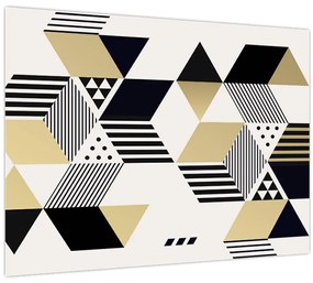 Obraz - Geometrické tvary N⁰1 (70x50 cm)