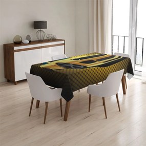 Sablio Obrus Chevrolet Camaro Žltá mriežka - 90x90 cm