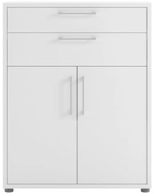 Biela modulárna knižnica 89x113 cm Prima – Tvilum