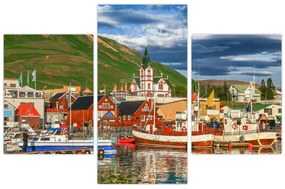 Obraz - Húsavík (90x60 cm)