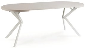 Stôl RENO 90–190 cm Kašmír/Biely