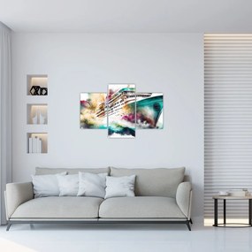 Obraz - Akvarelové more (90x60 cm)