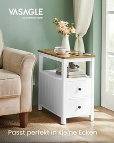 Príručný stolík so zásuvkami LET327W14